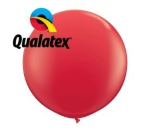 Grote ballon Rood 90cm 1 stuks | Qualatex