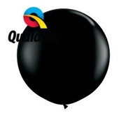 Grote ballon Zwart 90cm 1 stuks | Qualatex
