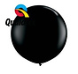Grote ballon Zwart 90cm 1 stuks | Qualatex
