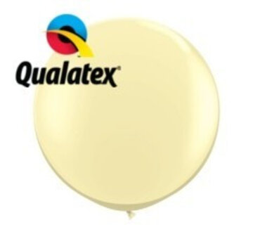 Grote ballon Ivoor 90cm 1 stuks | Qualatex