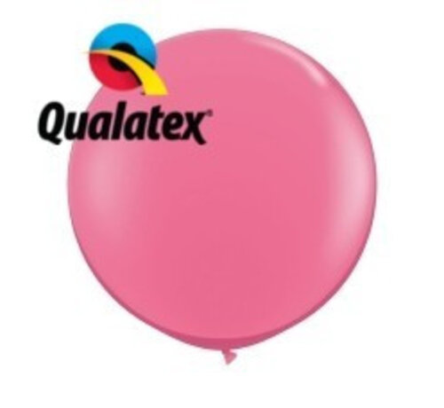 Grote ballon Rose 90cm 1 stuks | Qualatex