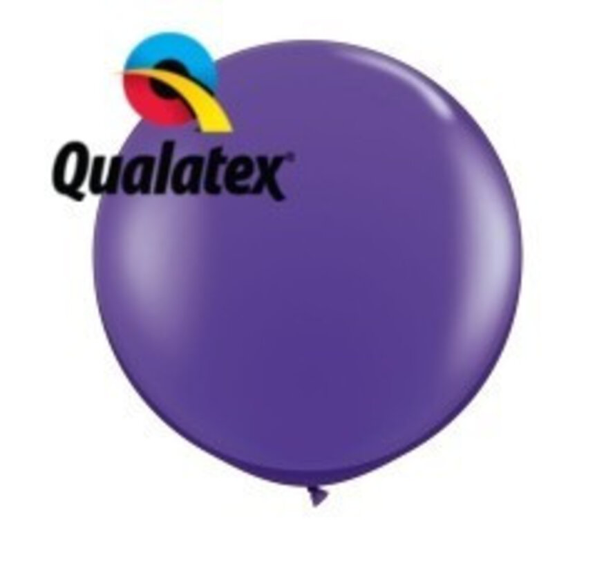 Grote ballon Paars 90cm 1 stuks | Qualatex