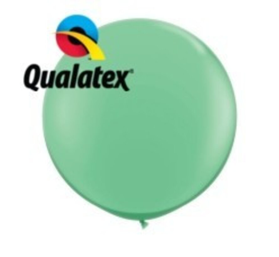 Grote ballon Wintergroen 90cm 1 stuks | Qualatex