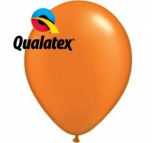 Ballonnen Pearl Oranje 28cm 100 stuks | Qualatex