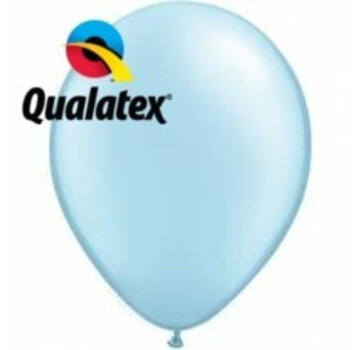 Ballonnen Pearl Licht Blauw 28cm 100 stuks | Qualatex