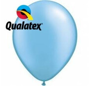 Ballonnen Pearl Azure Blauw 28cm 100 stuks | Qualatex