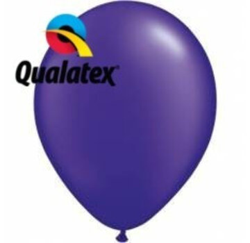 Ballonnen Pearl Paars 28cm 100 stuks | Qualatex