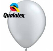 Ballonnen Zilver Metallic 28cm 100 stuks | Qualatex