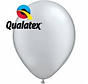 Ballonnen Zilver Metallic 28cm 100 stuks | Qualatex