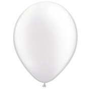 Ballonnen Pearl Wit 15cm 100 stuks | Qualatex