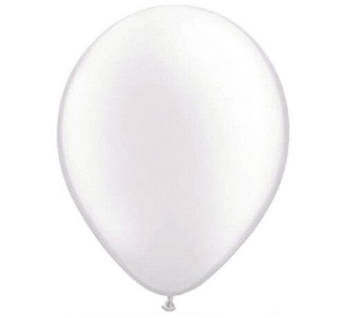 Ballonnen Pearl Wit 15cm 100 stuks | Qualatex