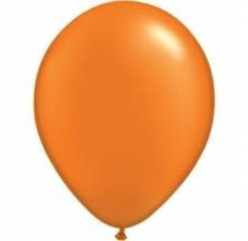 Ballonnen Pearl Oranje 15cm 100 stuks | Qualatex