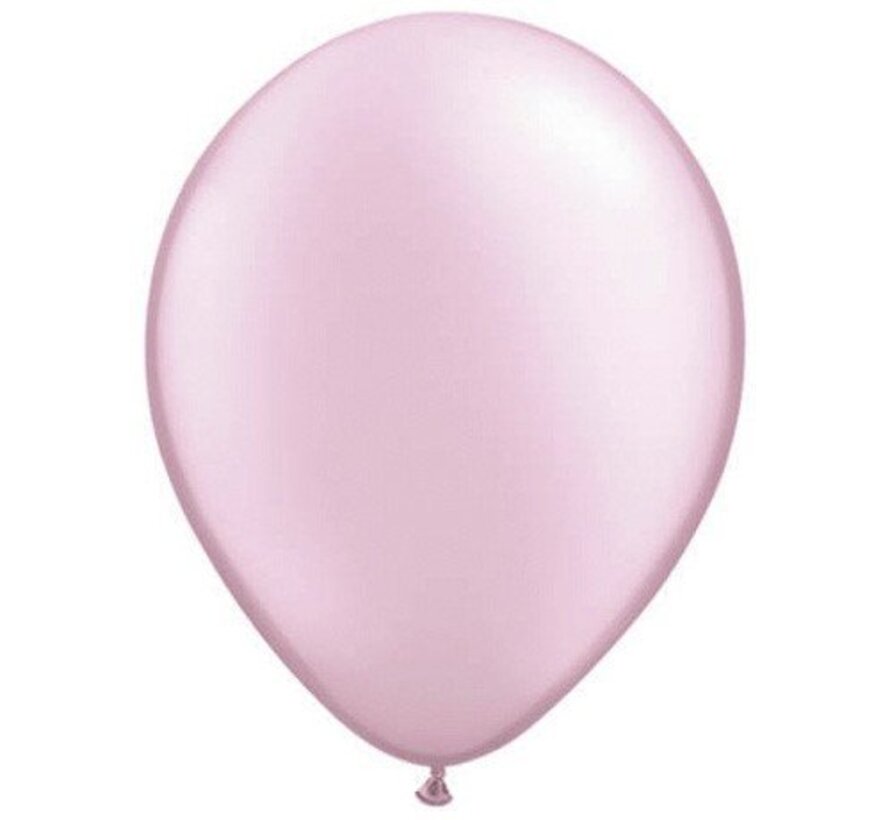 Ballonnen Pearl Roze 15cm 100 stuks | Qualatex