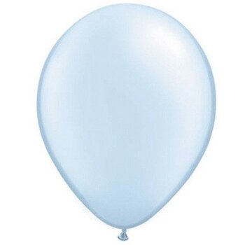 Ballonnen Pearl Licht Blauw 15cm 100 stuks | Qualatex