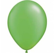 Pearl Lime Groen ballonnen Qualatex - 100 stuks
