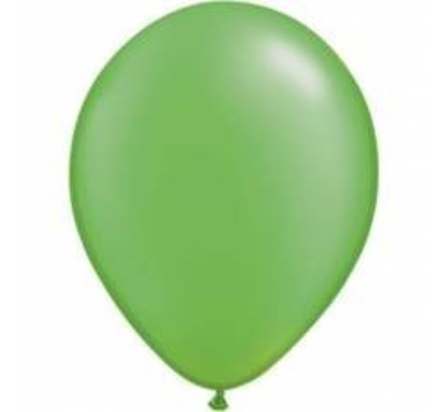 Pearl Lime Groen ballonnen Qualatex - 100 stuks