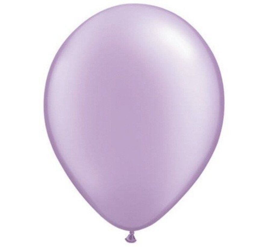 Pearl Lila ballonnen Qualatex - 100 stuks