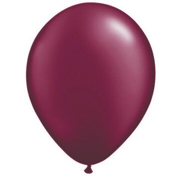 Pearl Bordeaux Rood ballonnen Qualatex - 100 stuks