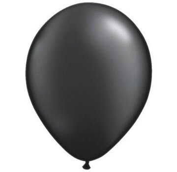 Pearl Zwart ballonnen Qualatex - 100 stuks