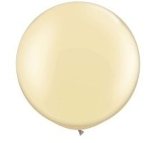 Pearl Ivoor grote ballon Qualatex - 1 stuks