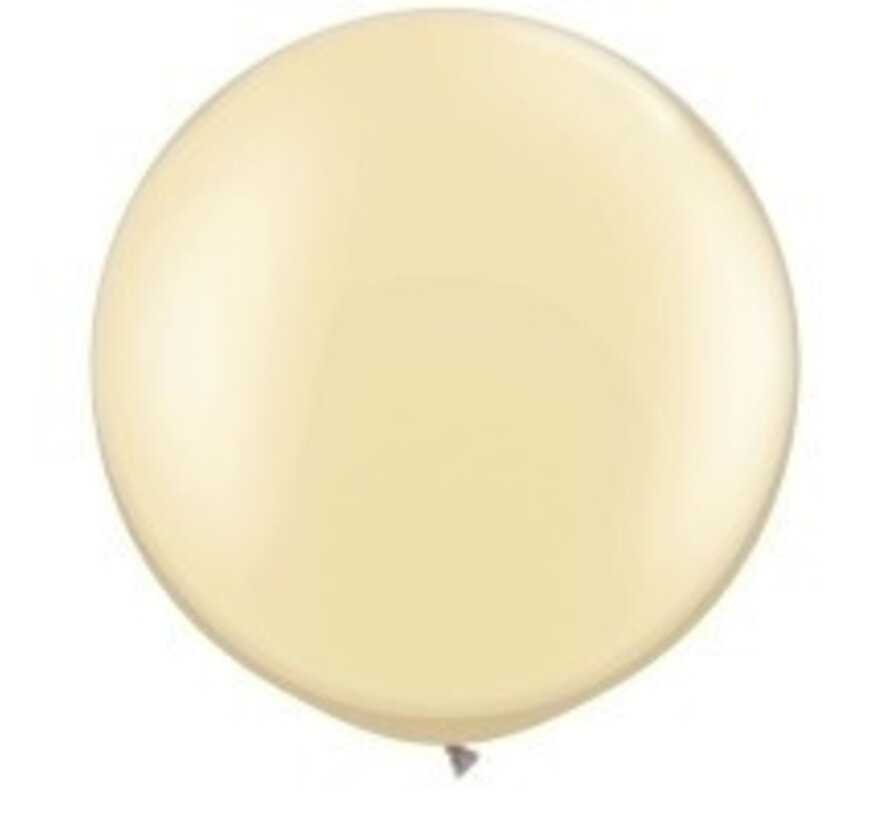 Pearl Ivoor grote ballon Qualatex - 1 stuks