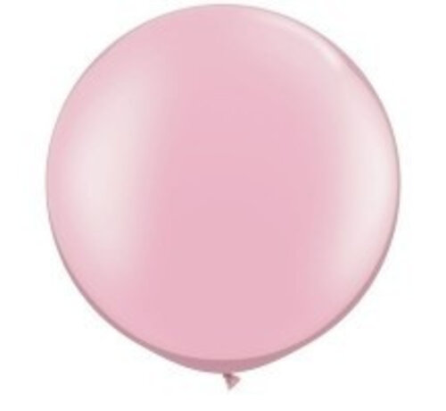 Pearl Roze grote ballon Qualatex - 1 stuks