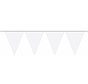 Vlaggenlijn Effen Wit 10m inclusief lint