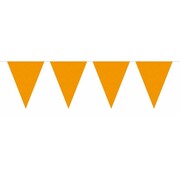 Vlaggenlijn Effen Oranje 10m inclusief lint