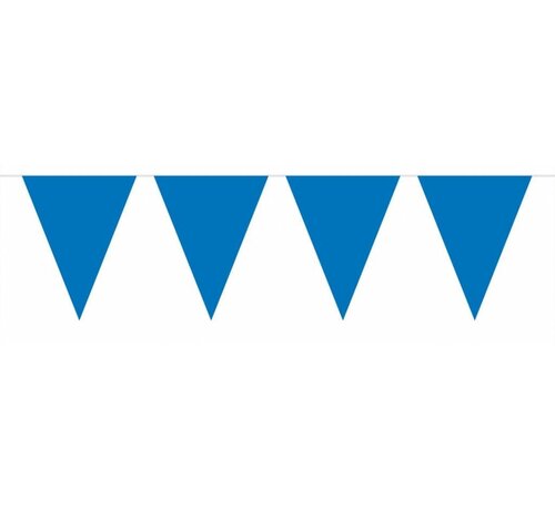 Vlaggenlijn Effen Blauw 10m inclusief lint