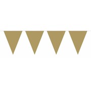 Vlaggenlijn Effen Goud 10m inclusief lint