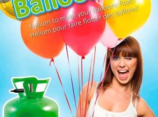 Helium tank geschikt voor 30 ballonnen