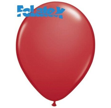 Ballonnen Rood Metallic 30cm 10 stuks | Folatex
