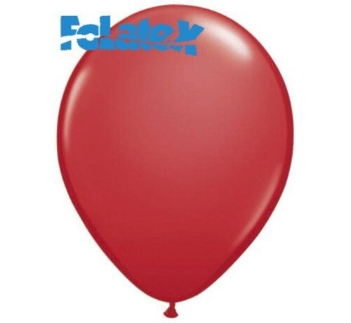 Ballonnen Rood Metallic 30cm 10 stuks | Folatex