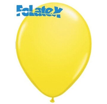 Ballonnen Geel Metallic 30cm 10 stuks | Folatex