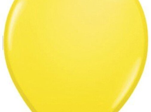 Ballonnen Geel Metallic 30cm 10 stuks | Folatex