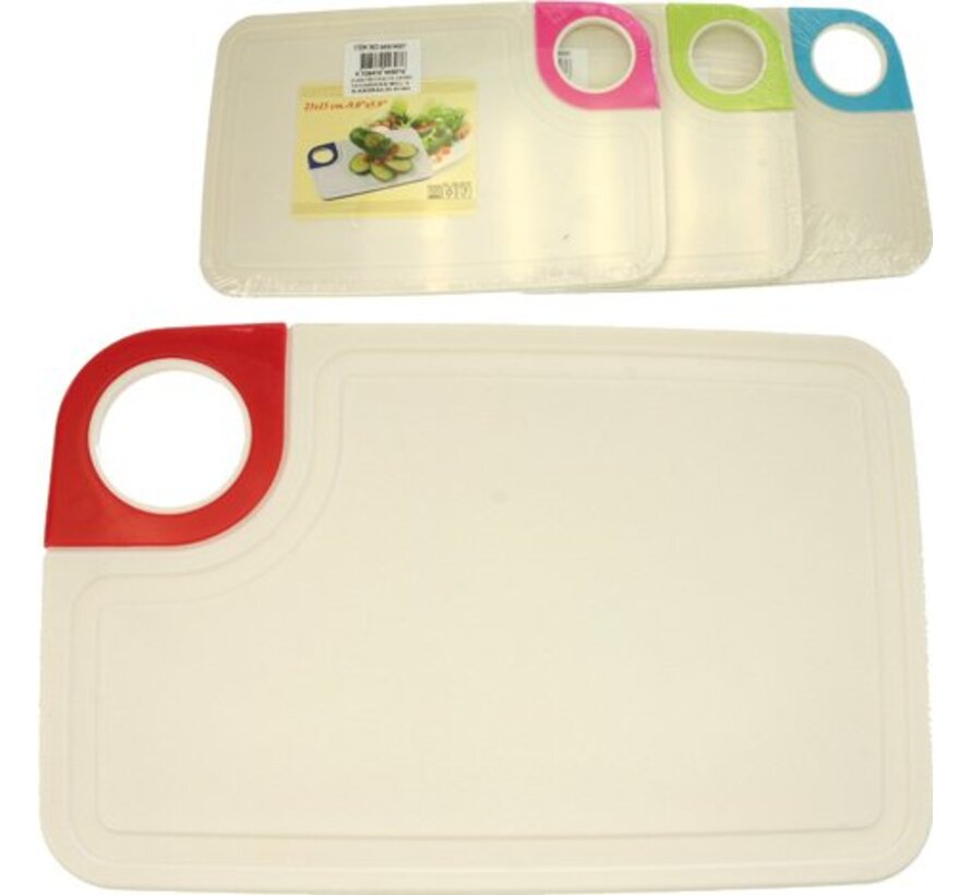 Neckermann Snijplank 23x15x0,6 cm   rood