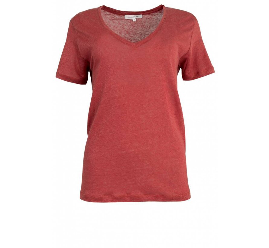 Peony V-neck Tee