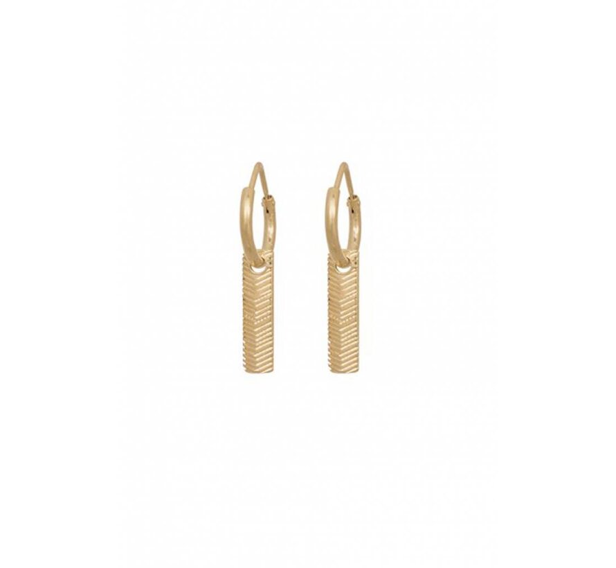 Herringbone Ring Earring
