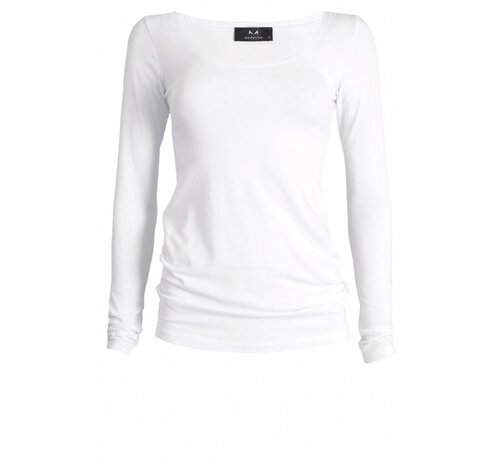 Modstrom Basics Turbo Basic T-Shirt Wit