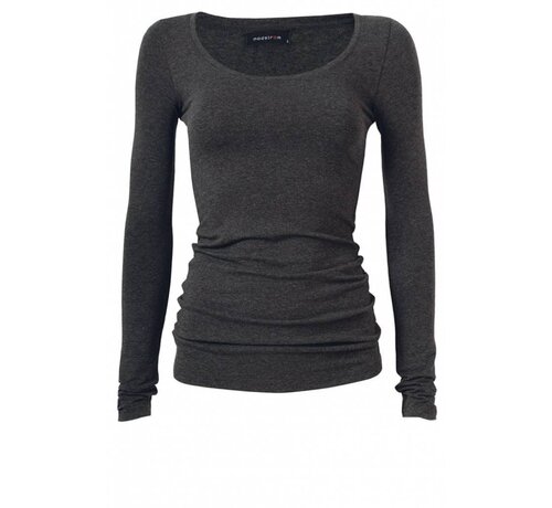 Modstrom Basics Turbo Basic T-Shirt Grijs