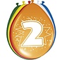 Ballonnen 2 jaar - 8 stuks