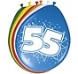Ballonnen 55 jaar - 8 stuks