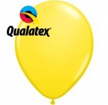 Ballonnen Geel 28cm 100 stuks | Qualatex
