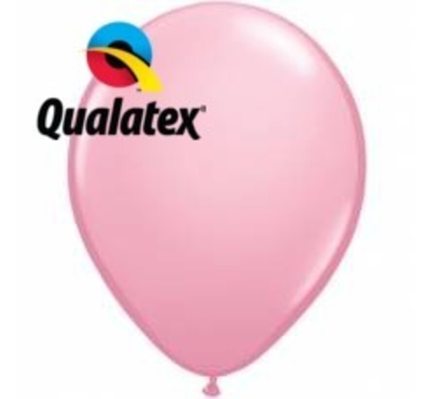 Ballonnen Roze 28cm 100 stuks | Qualatex