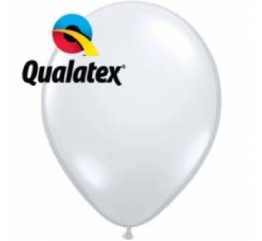 Ballonnen Transparant 28cm 100 stuks | Qualatex