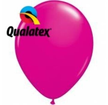 Ballonnen Fuchsia 28cm 100 stuks | Qualatex