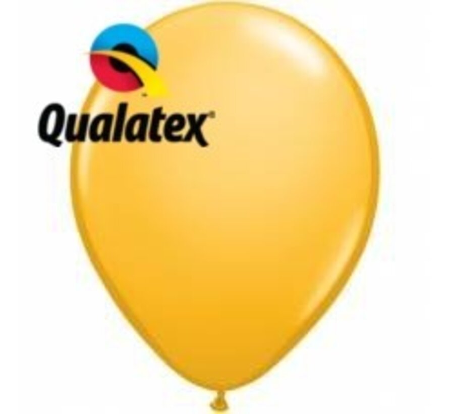 Ballonnen Goldenrod 28cm 100 stuks | Qualatex