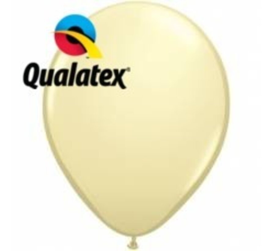 Ballonnen Ivoor 28cm 100 stuks | Qualatex