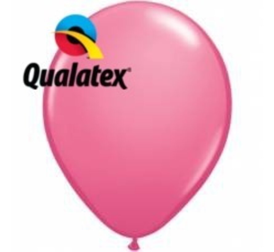 Ballonnen Rose 28cm 100 stuks | Qualatex