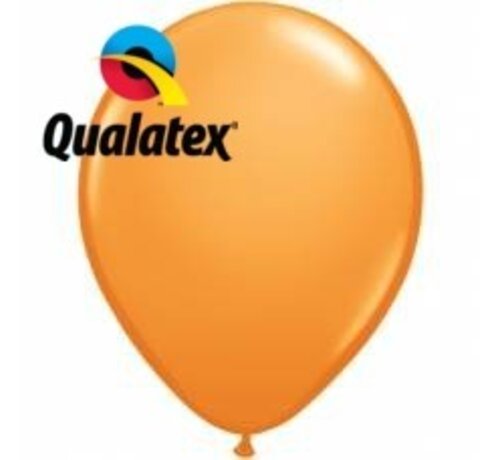 Ballonnen Oranje 15cm 100 stuks | Qualatex